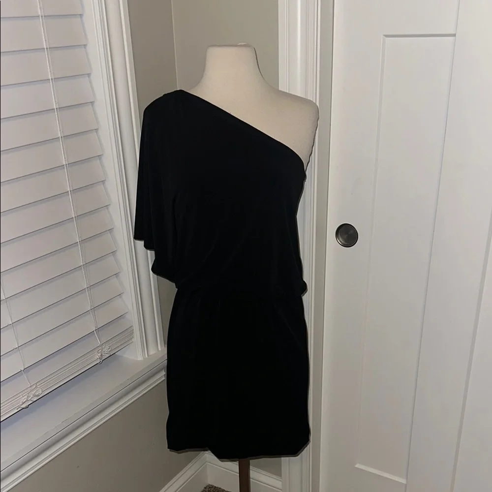 White‎ House Black Market Asymmetrical One-Shoulder Cocktail Dress